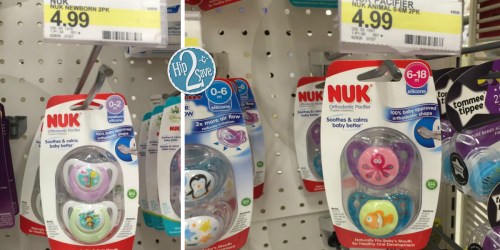 Target: NUK 2-Pack Pacifiers Just $1.24 Each (After Ibotta)