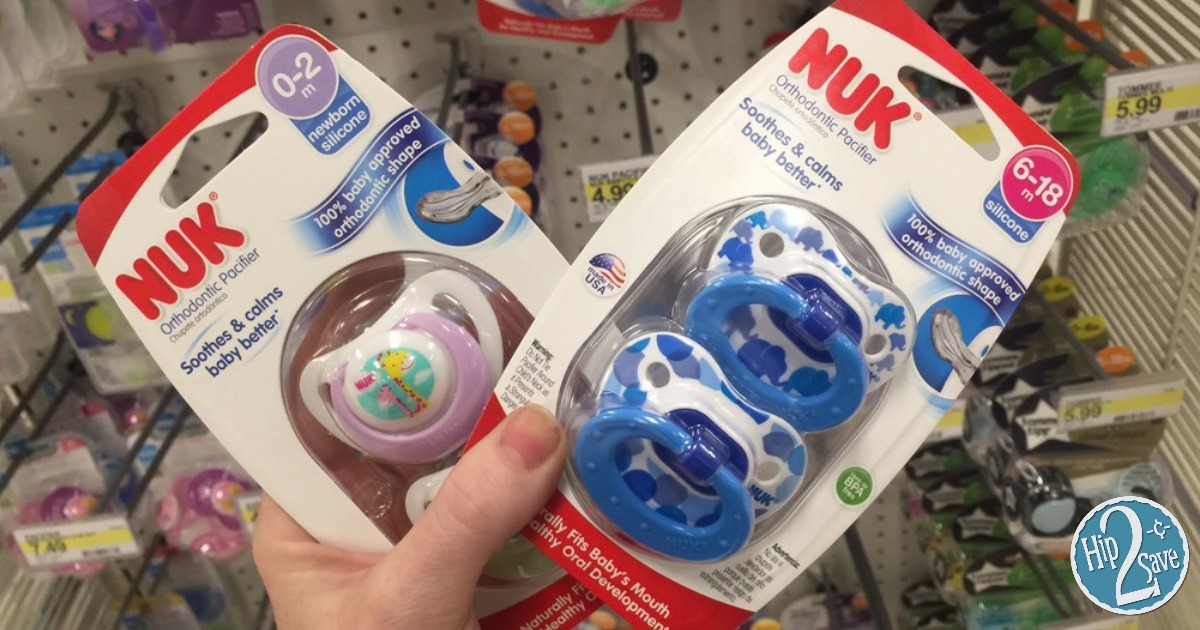 Target NUK Pacifiers 2Count ONLY 1.99