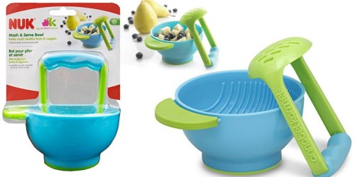 NUK Mash & Serve Bowl ONLY $5.85 – Easily Make Your Own Baby Food On The Go