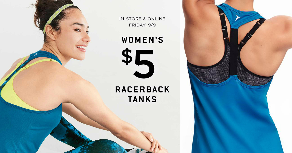 Old Navy: Women's Racerback Tanks Just $5 (Regularly $16.94) - In Store ...