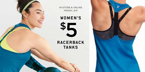 Old Navy: Women’s Racerback Tanks Just $5 (Regularly $16.94) – In Store & Online
