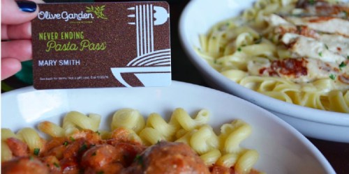 Olive Garden: 7-Week Never Ending Pasta Pass – First 21,000 Only (2PM EST Today)