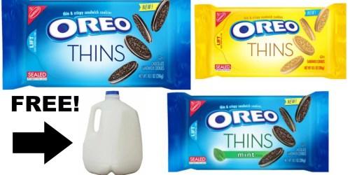 Target: THREE Nabisco Oreo Thins Packages & ONE Gallon of Milk Only $5.98
