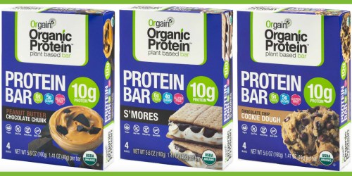 Target: Orgain Organic Protein 4-Count Bars Possibly Just 99¢ After Ibotta (Regularly $6.99)