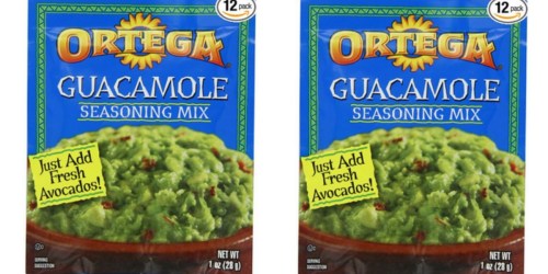 Amazon: Ortega Guacamole Seasoning Mix Packets 12-Count Only $7.06 shipped (Just 59¢ Each)