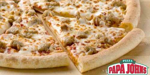 Papa John’s: Large 1-Topping Pizza ONLY $8
