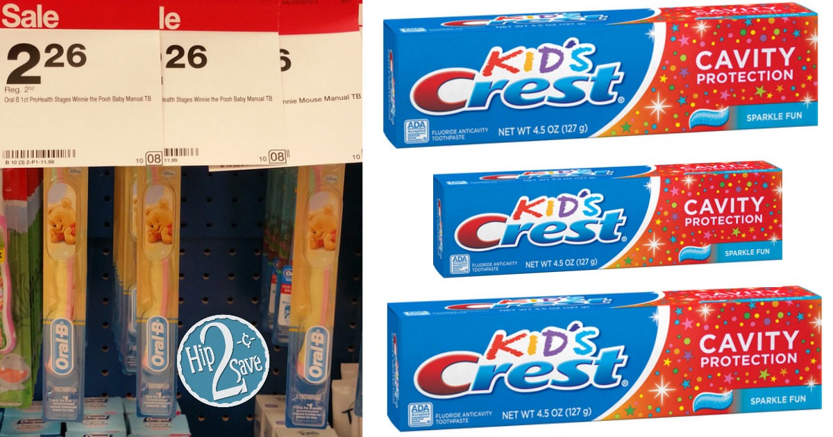 Target Crest Kids' Toothpaste Just 96¢ + More