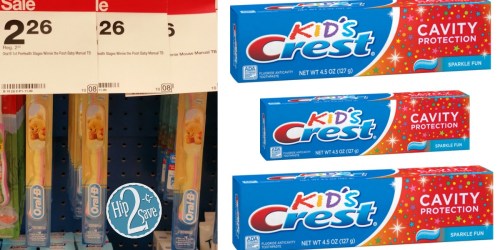Target: Crest Kids’ Toothpaste Just 96¢ + More