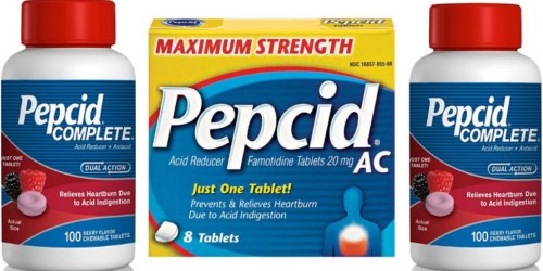 New $4/1 Pepcid Product Coupon (No Restrictions!) = Pepcid AC Acid Reducer 8-Count 44¢ at Walmart