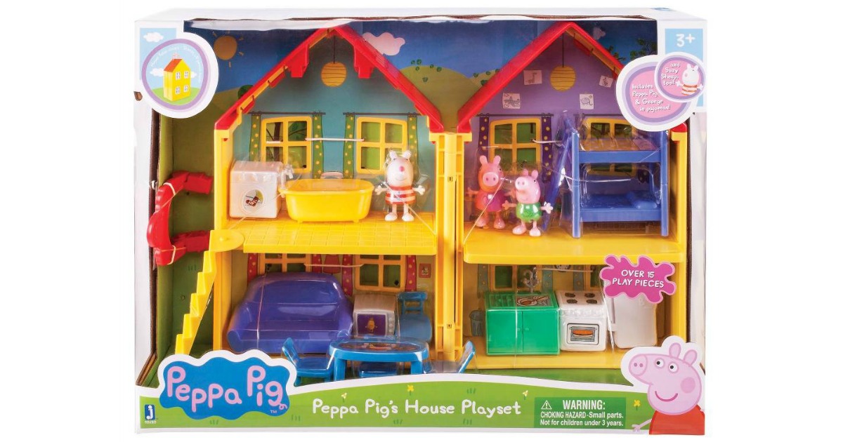 Details about   Peppa Pig's Deluxe House playset & Camper Van Figures Lot 