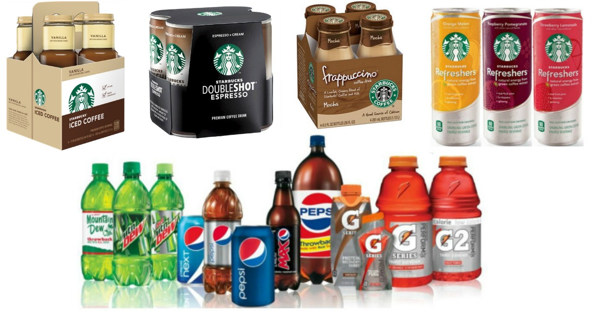 Target 5 Off 20 Pepsi Beverages Coupon Includes Starbucks (Starting 10/2)