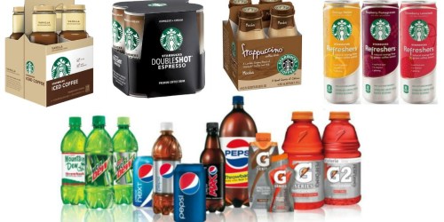 Target: $5 Off $20 Pepsi Beverages Coupon – Includes Starbucks (Starting 10/2)
