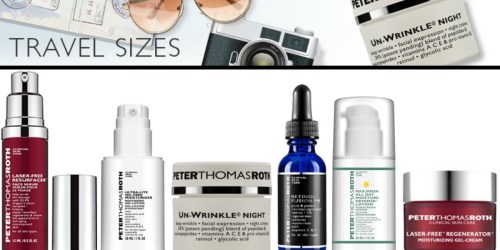 Peter Thomas Roth Labor Day Travel Sale = Travel Size Items Starting at Just $2.50 (Reg. $47) + Free Gift