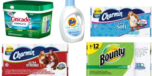 Target.com: Save BIG on Cascade, Tide, Charmin & Bounty (After Gift Card)