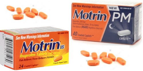 New $2/1 Motrin IB or Motrin PM Product Coupon = 24-Count Only $1.78 at Walmart + More