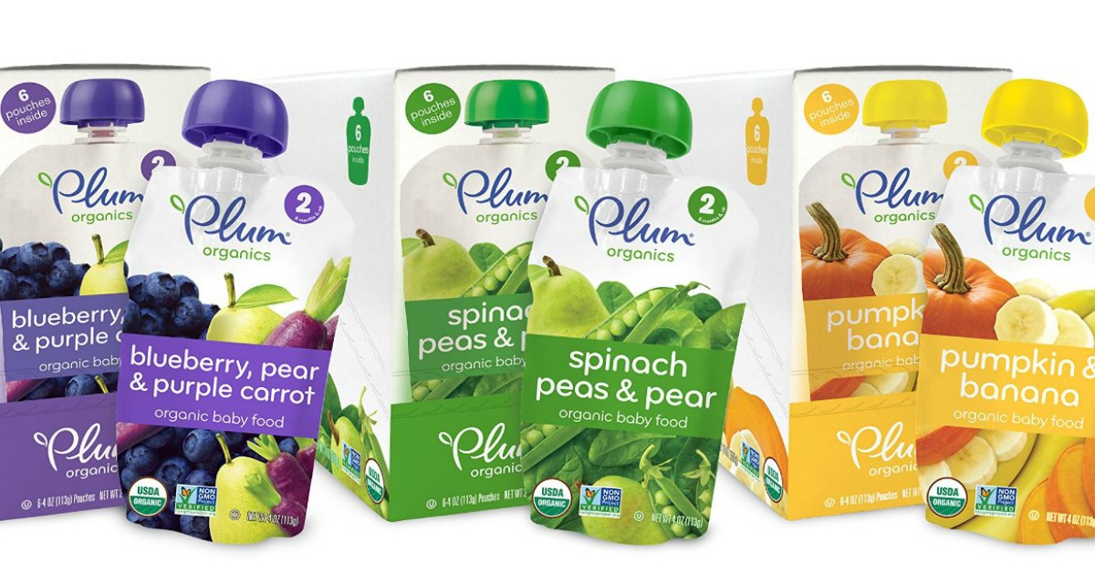 Amazon: Plum Organics Second Blends As Low As 66¢ Per Pouch