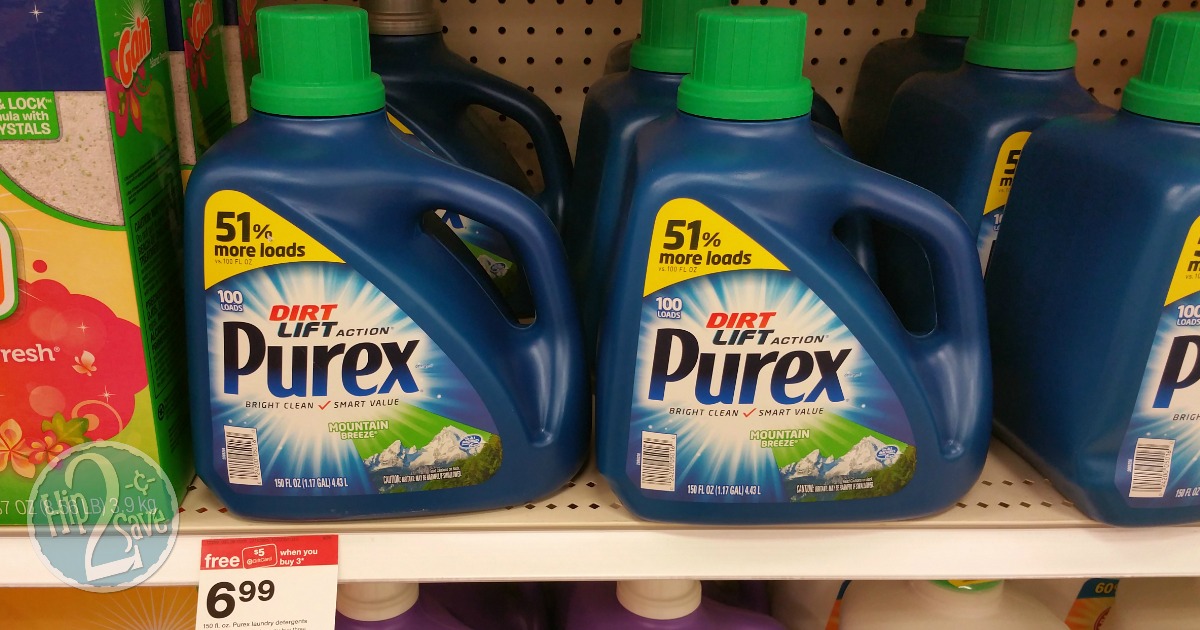 Target: Purex Laundry Detergent 150-Ounce ONLY $3.29 Each (After Gift Card)