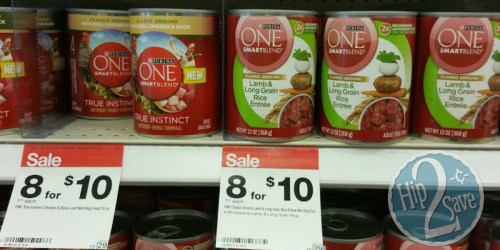 Target: Purina ONE SmartBlend True Instinct Wet Dog Food Only 63¢ Per Can
