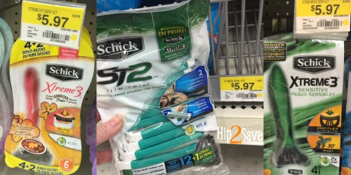 Walmart: Schick Razors As Low As 21¢ Each