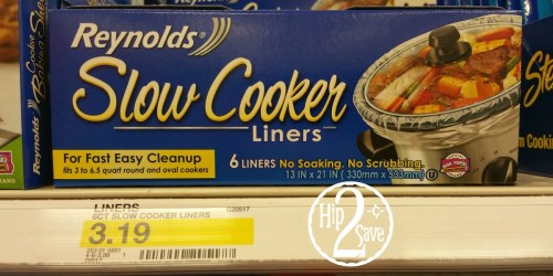 NEW $1/1 Reynolds Slow Cooker Liners Coupon = 6ct Box Only $1.39 at Target