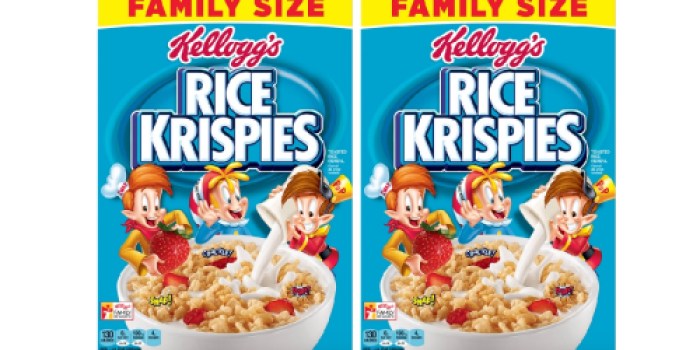 Walmart: Free Rice Krispies Family Size Cereal After Cash Back (New & Existing TopCashBack Members)