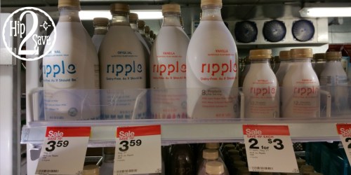 Target: Free Ripple Plant-Based Milk 12oz Bottle + Score a 48oz Bottle for Only 59¢