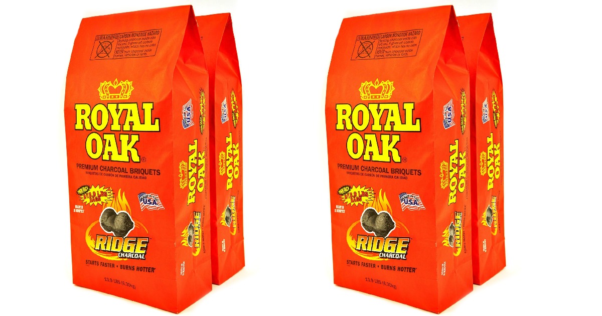 Walmart TWO Royal Oak Charcoal Briquets 12 Pound Bags as Low as 5