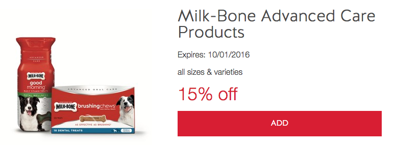 target milk bone brushing chews