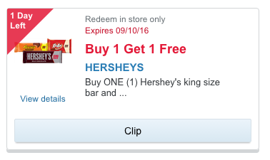 Hershey's coupon