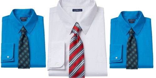 Kohl’s Cardholders: Men’s Croft & Barrow Dress Shirt & Tie Sets Only $7 Shipped (Regularly $50)