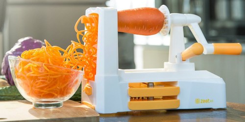 Amazon: Zestkit Tri-Blade Vegetable Spiral Slicer Only $18.99 (Regularly $39.99)
