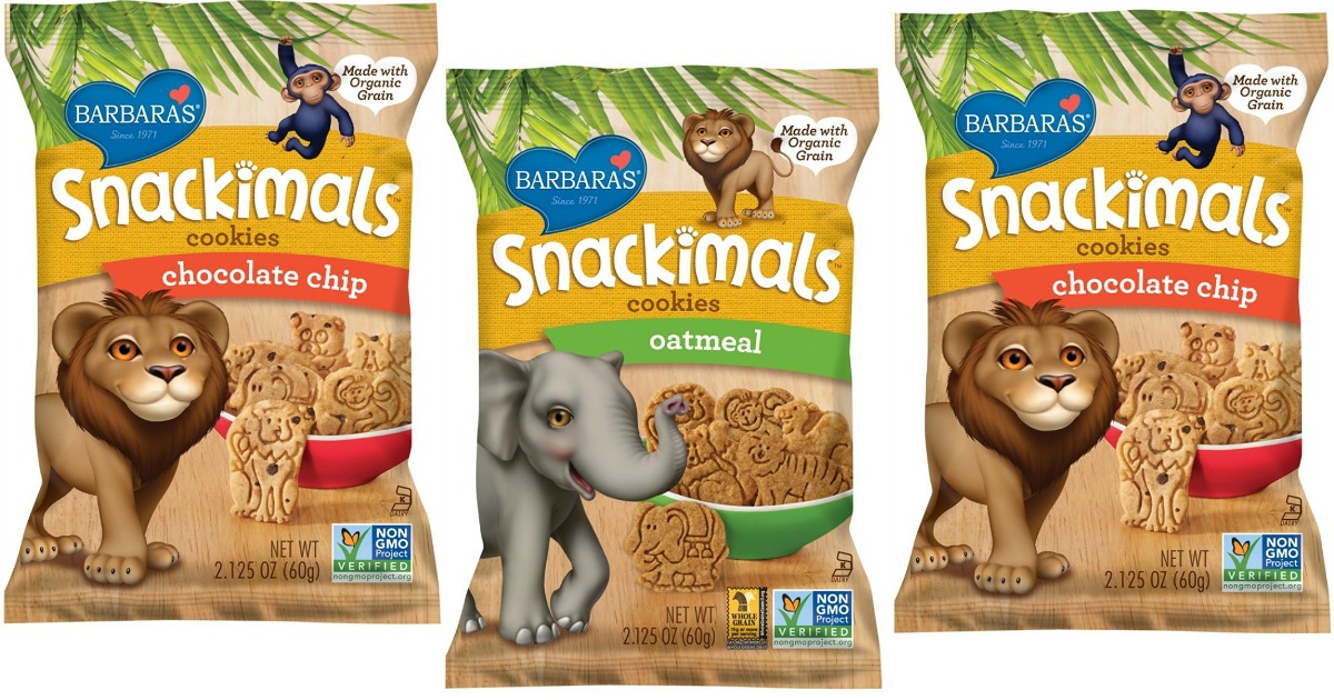 Amazon Prime Barbara's Snackimals Cookies 18Count Only 7.82 Shipped