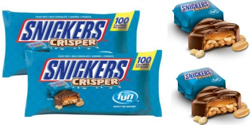 CVS: Snickers Crispers Fun Size Bags Only 63¢ Each (After Cash Back Rebates)