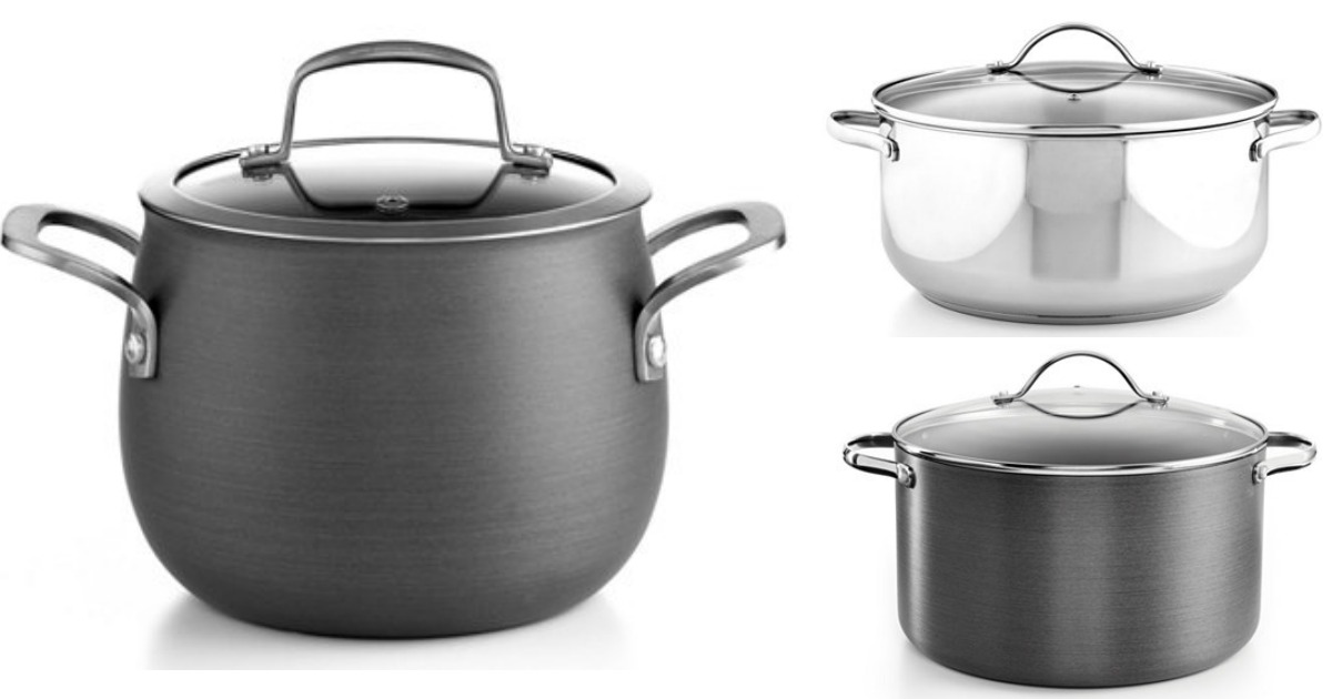 Belgique Hard Anodized 11-Pc. Cookware Set, Created for Macy's - Macy's