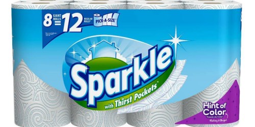 Target.com: Sparkle Paper Towels Giant Rolls 41¢ Each Shipped (After Gift Card) + Brawny Deal Idea