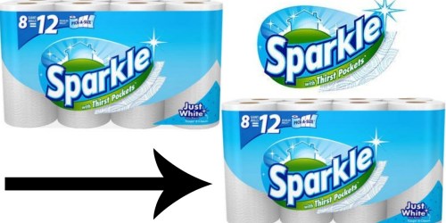 Target: Sparkle GIANT Paper Towels 8-Pack Only $5.49 (Just 68¢ Per Giant Roll)