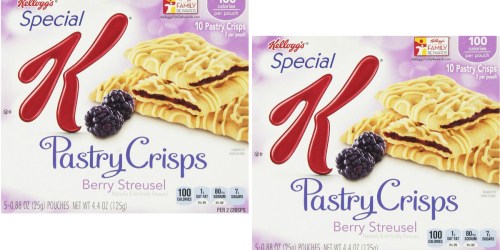 Amazon: Kellogg’s Special K Berry Streusel Pastry Crisps 5-Count Box Just $2.04 Shipped