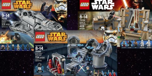 Up to 37% Off Select Star Wars LEGO Sets