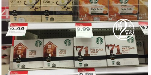 Target: Nice Savings On Starbucks K-Cups