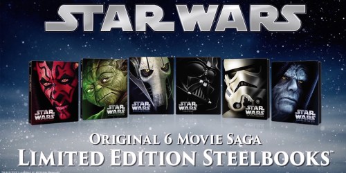 Best Buy: Star Wars Steel Book Blu-Ray Movies Only $9.99 Each (Regularly $17.99)