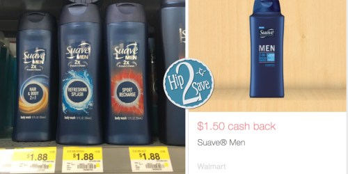 Walmart: Better Than FREE Suave Men Body Wash (After Ibotta Rebate)