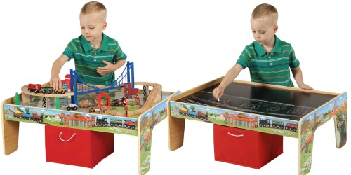 Walmart: 50-Piece Train Set with 2-in-1 Activity Table Only $37 (Regularly $59.99)