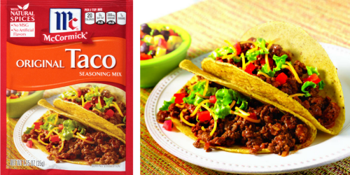 NEW $1/4 McCormick Seasoning Coupon = Taco Seasoning Just 42¢ Each At Target