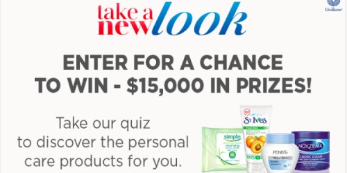 Take A New Look Sweepstakes – Over 100 Win $10-$100+ Gift Cards (Over $15,000 in Prizes)