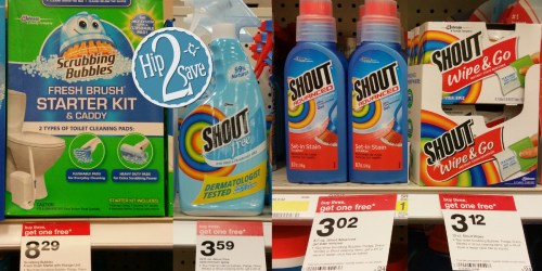 Target Cartwheel: Save on Shout, Scrubbing Bubbles, Kleenex, Aquafresh & More