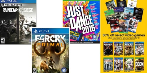 High Value Video Game Target Cartwheel Offers
