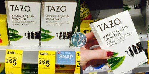 Walgreens: Tazo Tea 20-Count Boxes Only 50¢ Each (After Starbucks eGift Card)