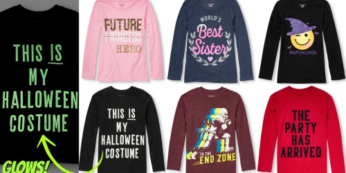 The Children’s Place: EIGHT Long-Sleeve Graphic Tees Just $30 Shipped (Only $3.75 Each!)