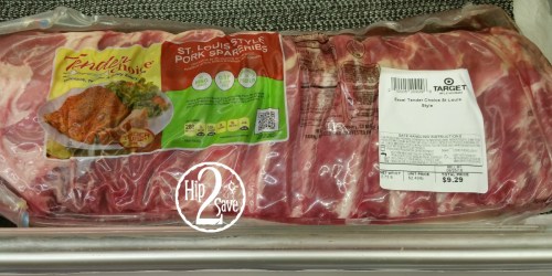 Target Shoppers! Rare 40% Off Tender Choice Pork Ribs Cartwheel Offer