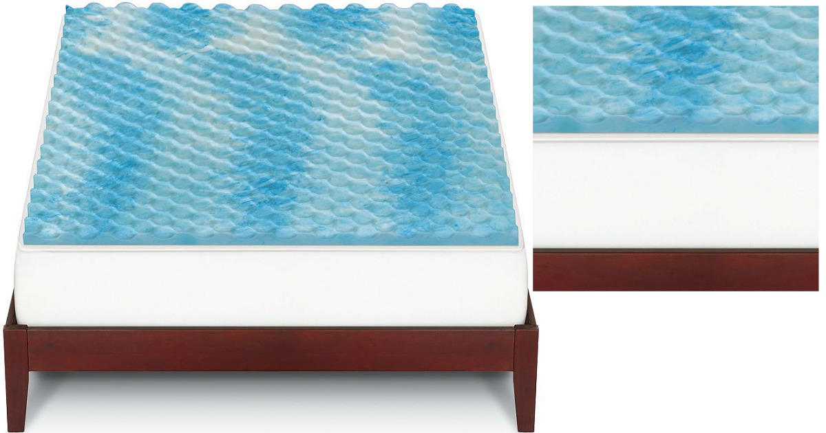 big one gel memory foam mattress topper review